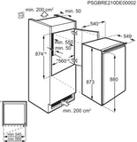 Dimensions Réfrigérateur AEG SFK688F1AS